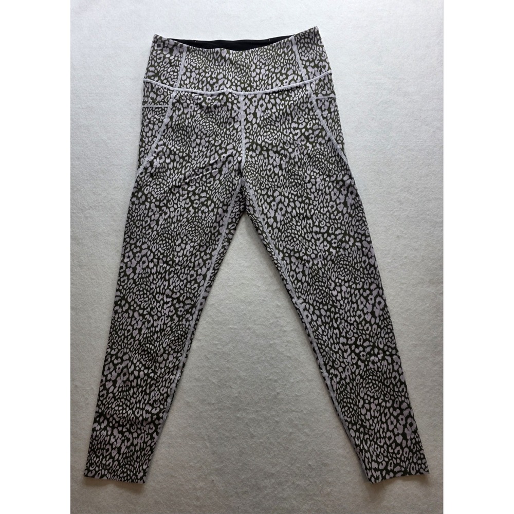 Victoria's Secret 36010412 Women's Gray & Pink 2 Pocket Yoga Leggings. Size M